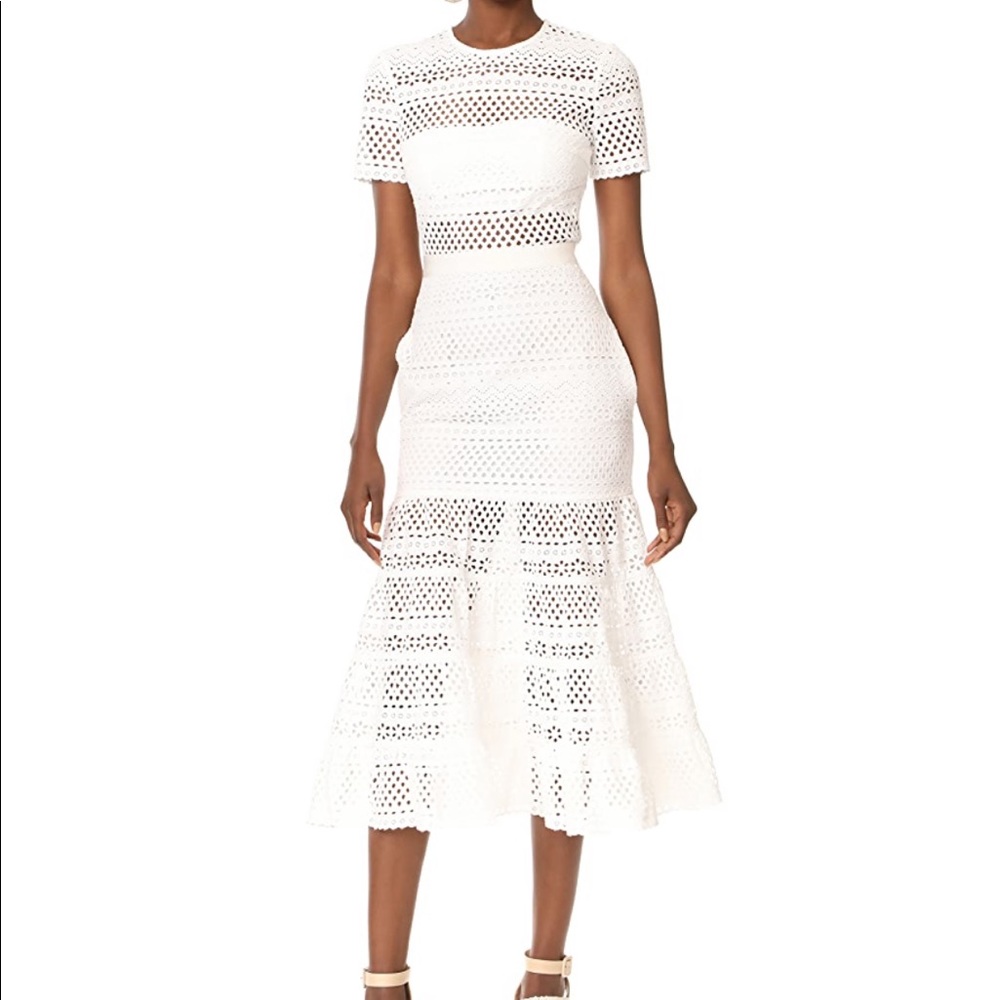 Self-Portrait Bea Midi Dress